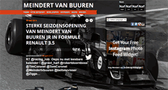 Desktop Screenshot of meindertvanbuuren.com
